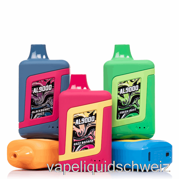 Smok Novo Bar AL9000 Einweg-Himbeer-Sauer-Apfel-Vape-Liquid E-Liquid Schweiz